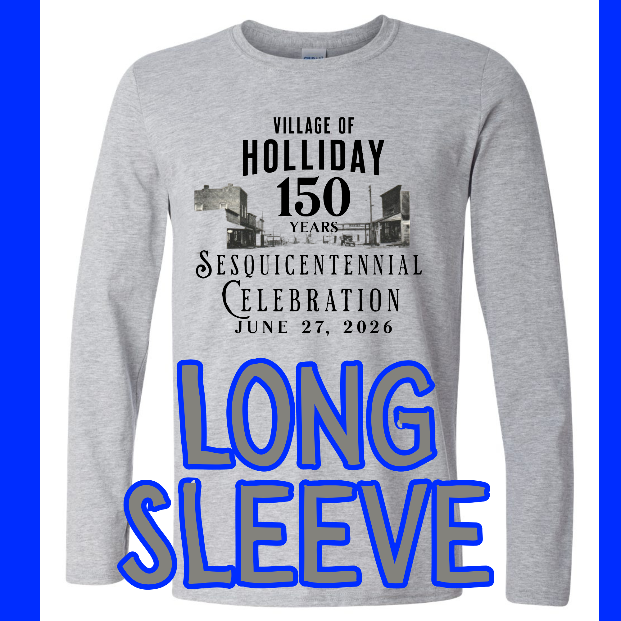 Village of Holliday (black) Long Sleeve