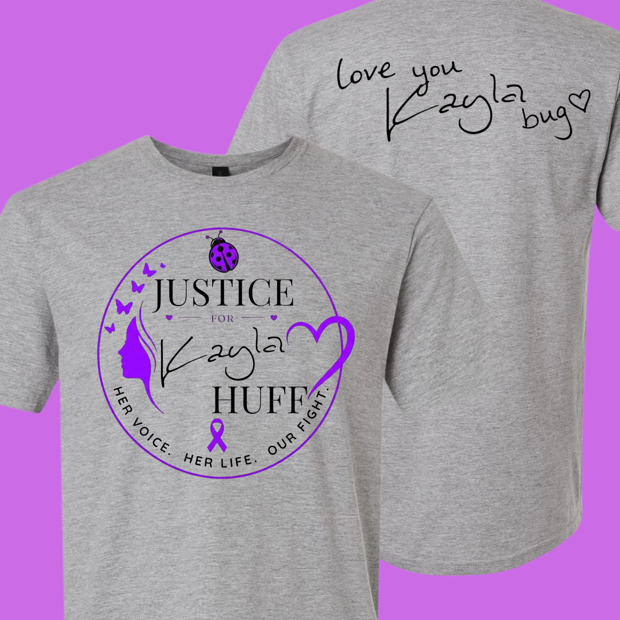 Justice for Kayla Huff Tshirts