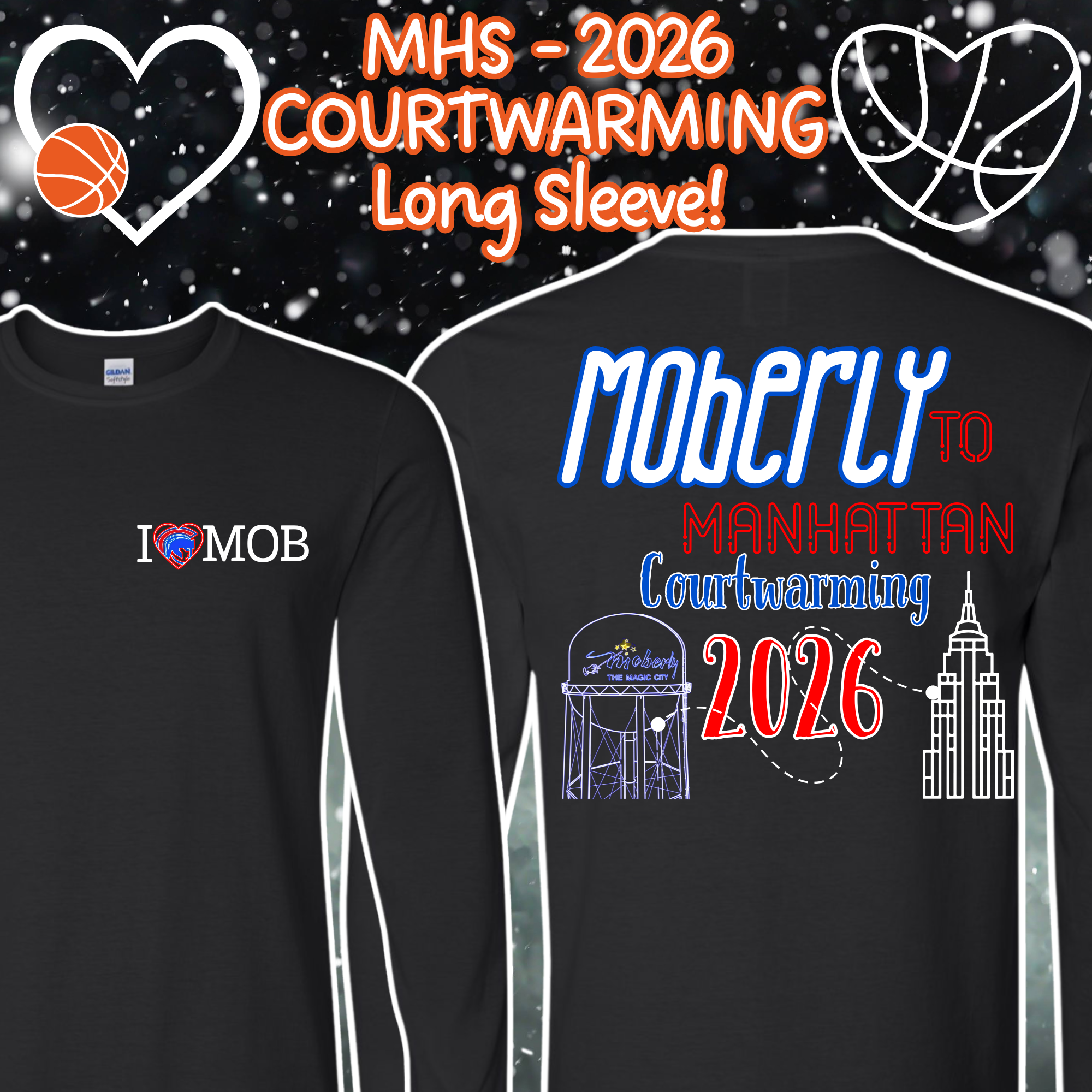 MHS 2026 Courtwarming Long Sleeve